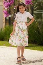 Saia midi infantil alegria