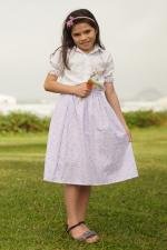 Saia infantil alegria lil&aacute;s