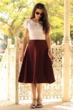 Saia midi evas&ecirc; a&ccedil;a&iacute;